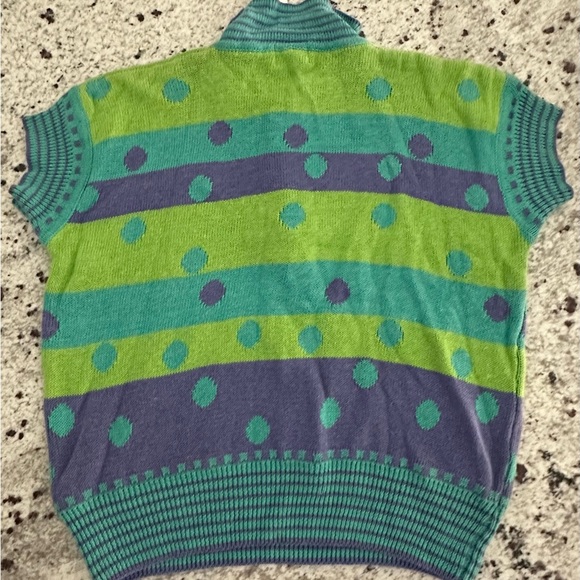 Union Bay Y2K Vintage Knit button collared sweater M - Picture 3 of 3